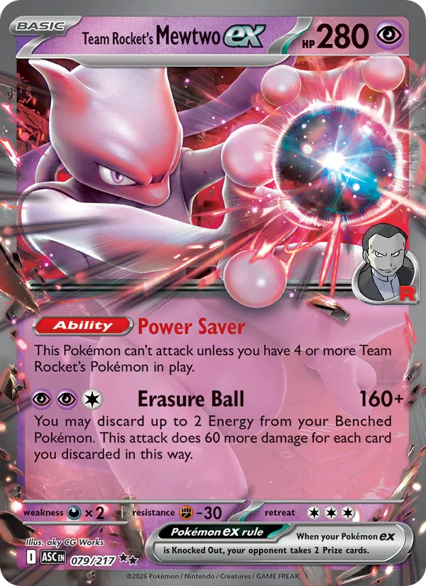 Team Rocket's Mewtwo ex
